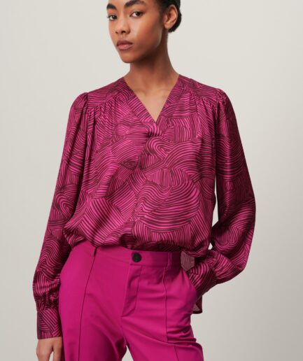 Liza Fuxia Blouse JANE LUSHKA