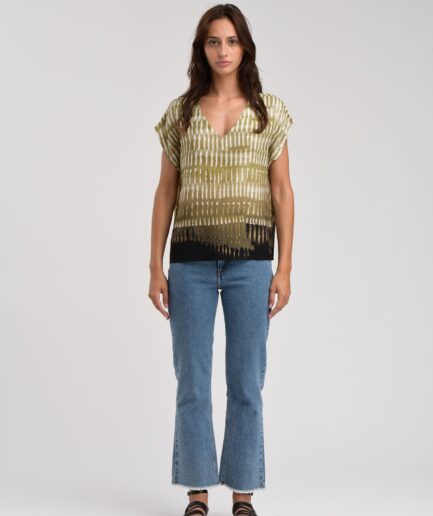 LAMIYA-C Kaki Top LA FEE MARABOUTÉE