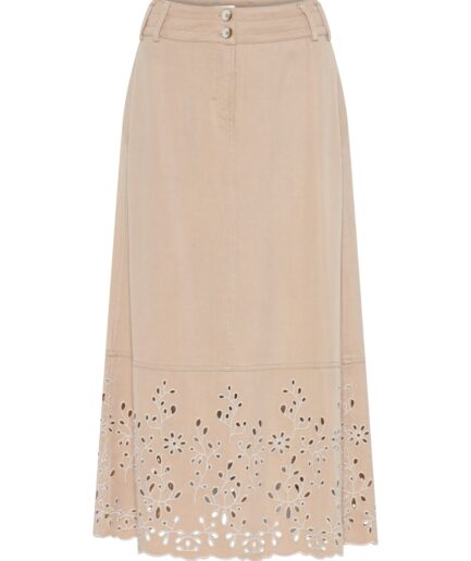 Karrie embroidery Light Camel 2039 SKIRT GUSTAV