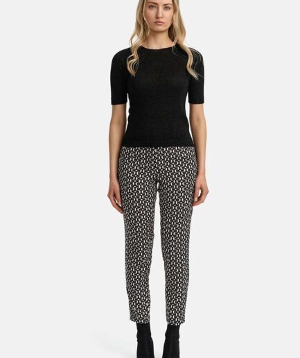 BLACK lurex TOP 253-7368-1 CATNOIR