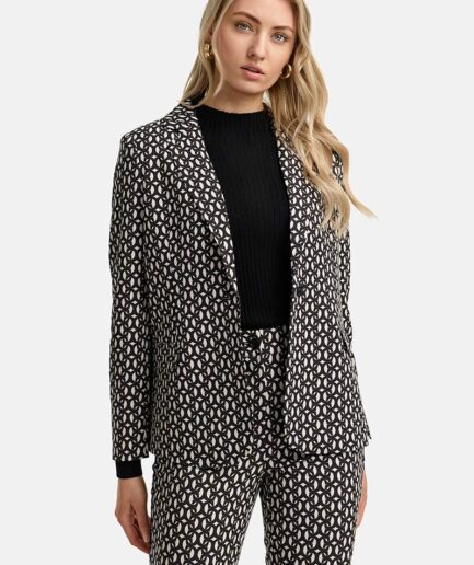 GEO SMALL stretch BLAZER 253-1309-2 CATNOIR