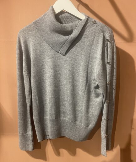 KBT513 Gris Chine PULLOVER ML EVA KAYAN