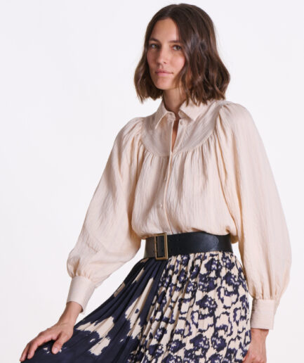 ECORCE Ecru SHIRT LA FEE MARABOUTÉE