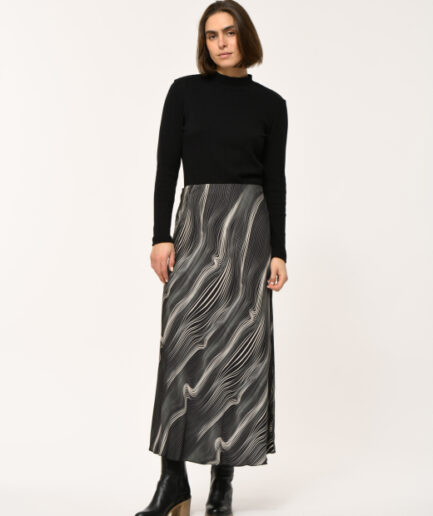 ELPOS Noir/Shampagne SKIRT LA FEE MARABOUTÉE