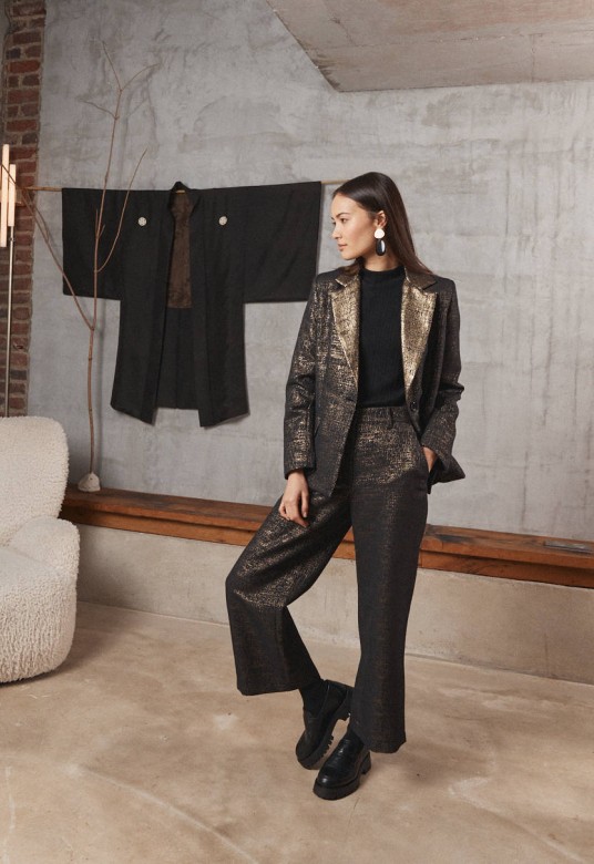 TANAC Noir/Or TROUSERS LA FEE MARABOUTÉE TANAC Noir/Or TROUSERS LA FEE MARABOUTÉE