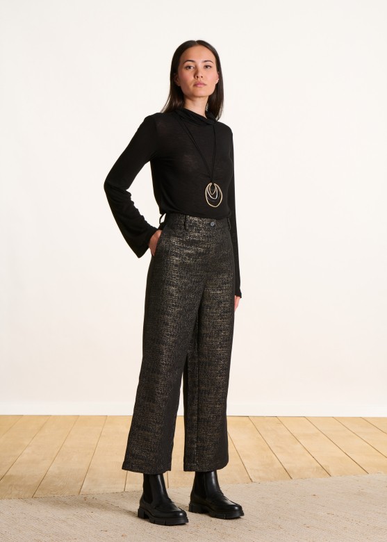 TANAC Noir/Or TROUSERS LA FEE MARABOUTÉE TANAC Noir/Or TROUSERS LA FEE MARABOUTÉE