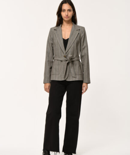 EHIDA Greige BLAZER LA FEE MARABOUTÉE