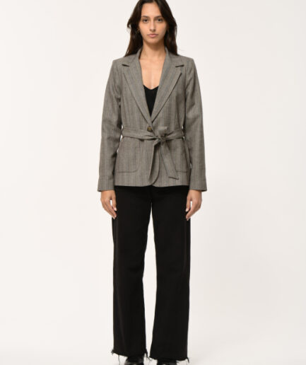 EHIDA Greige BLAZER LA FEE MARABOUTÉE