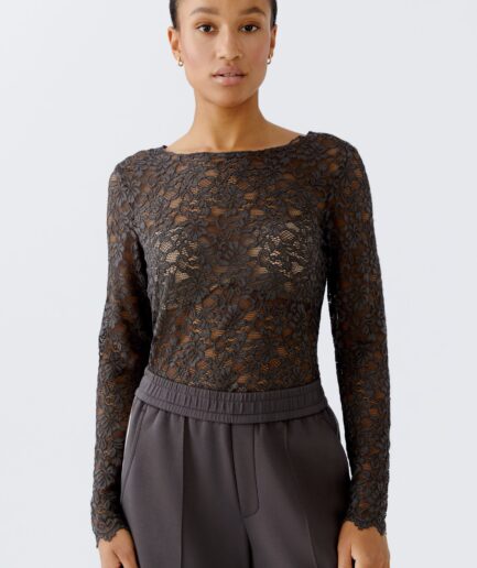 Long-sleeve shirt 94192 Espresso 8828 OUI