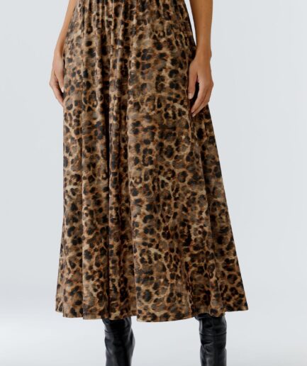 A-Linien-Skirt 88663 Camel Grey 0749 OUI