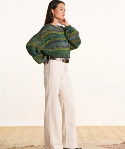 EVAN Ecru TROUSERS LA FEE MARABOUTÉE