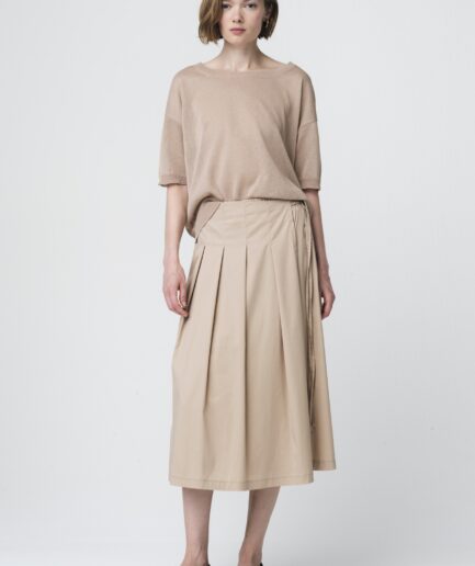 Poplin Sabbia dubbel mid skirt (BDCCNY11998) JANE LUSHKA