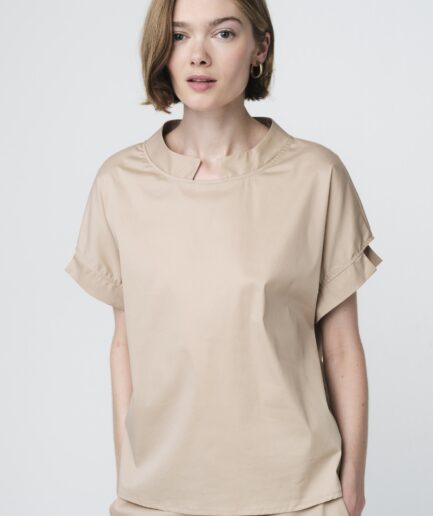 Poplin Sabbia loose fit Top (BDCCNY36925) JANE LUSHKA