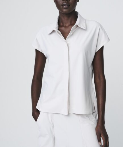 Wilma Sand structure tech jersey Blouse (UM7262254) JANE LUSHKA