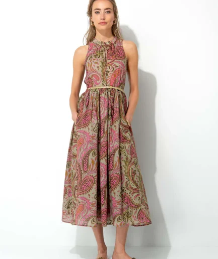 Paisley Cotton Voile Dress 3015 CATNOIR