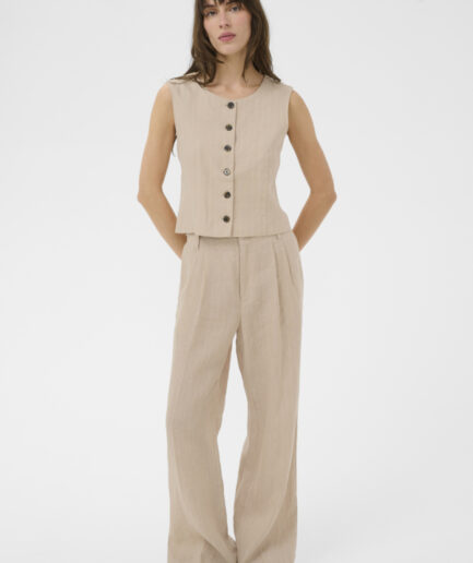 AzaniaPW Neutral Pinstripe Gilet PART TWO