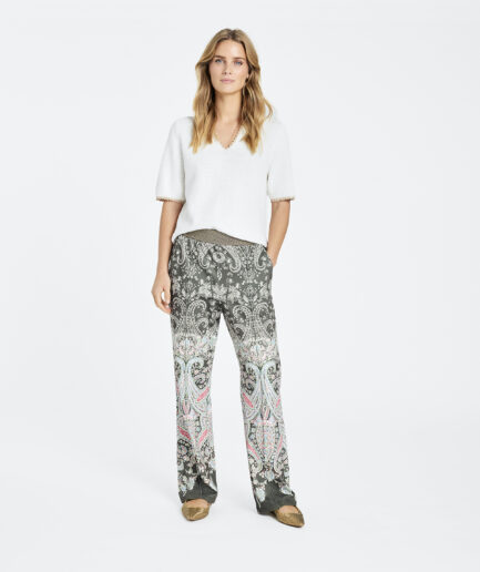 Marisa Olive Print 83211 jersey Pants GUSTAV