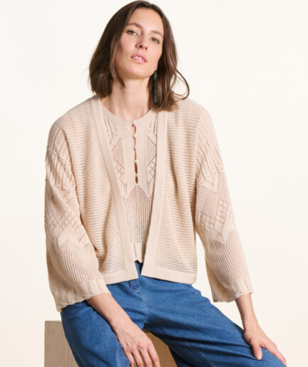 FL-GI-FRANKA 255 SAHARA Gilet LA FEE MARABOUTÉE