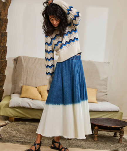 FL-JU-DONUT-T 1702 MEDIUM/BLANC Skirt LA FEE MARABOUTÉE