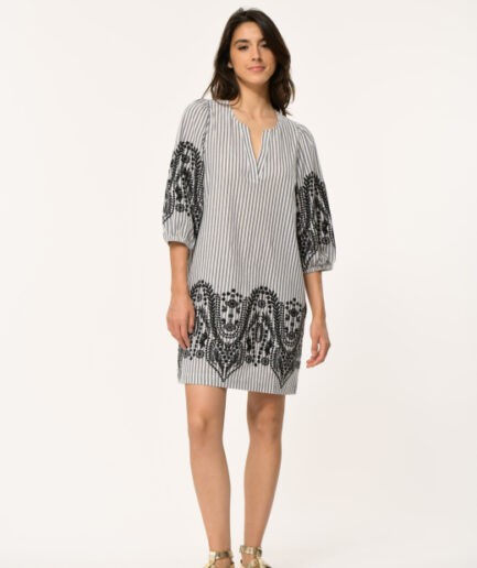 FL-RO-DAIA-P 700 NOIR Dress LA FEE MARABOUTÉE