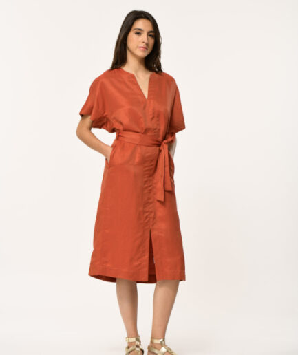 FL-RO-FELION-I 757 BRIQUE Dress LA FEE MARABOUTÉE