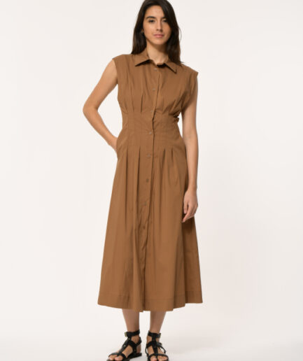 FL-RO-FONLOBA-P 841 CIGARE Dress LA FEE MARABOUTÉE