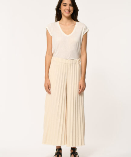 FL-PA-DAMASO-C 703 - ECRU Pantalon LA FEE MARABOUTÉE