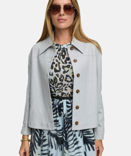 Light Blue Vegan Jacket 1964 CATNOIR