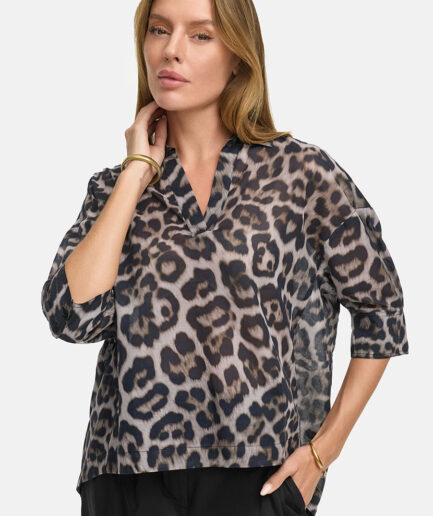 Leo Cotton Voile Blouse 2773 CATNOIR