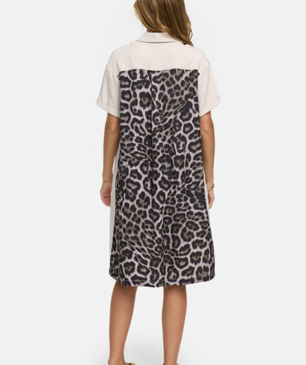 Leo Lyocell Back-print Dress 3183 CATNOIR