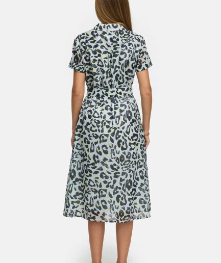 Yellow Leo Classic Cotton Voile Dress 3352 CATNOIR