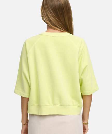 Light Yellow Logo Sweatshirt 6745 CATNOIR