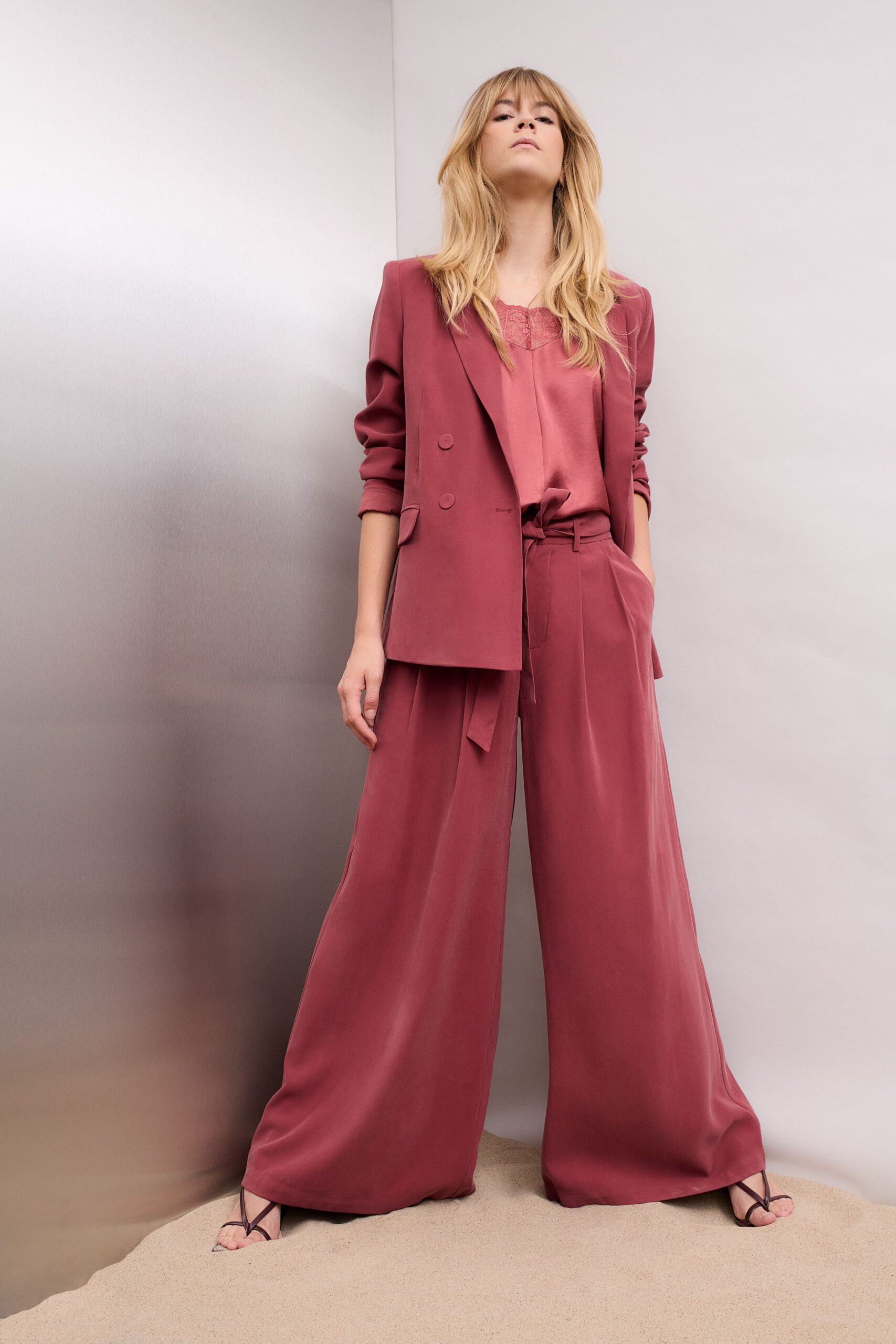 Red Pear 3760 Palazzo trousers 96569 OUI Red Pear 3760 Palazzo trousers 96569 OUI