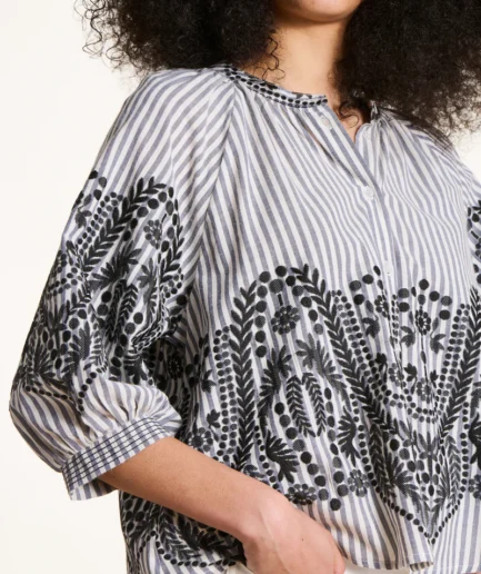 FL-CH-FELVIA-P 700 NOIR Shirt LA FEE MARABOUTÉE