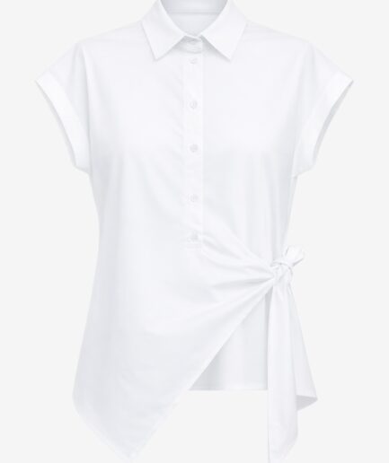 Aston White blouse technical jersey (U7262217) JANE LUSHKA