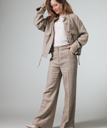 Roxanne beige Trousers (2618009) LABEL DOT