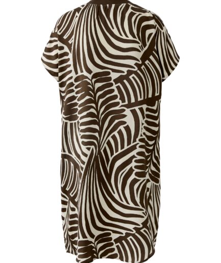 Dark Brown Offwhite 0871 Shift Dress 97497 OUI