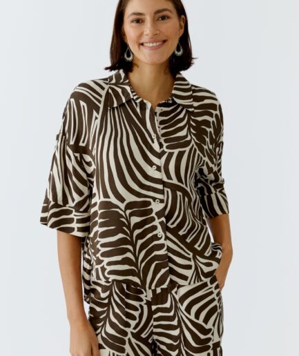 Dark Brown Offwhite 0871 Shirt 97277 OUI