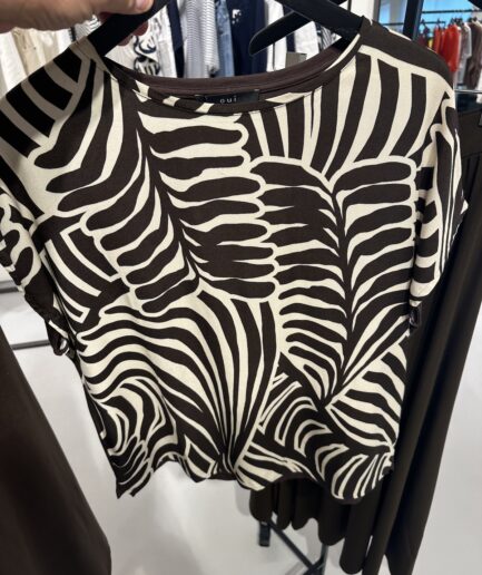 Dark Brown Offwhite 0871 Shirt 97277 OUI